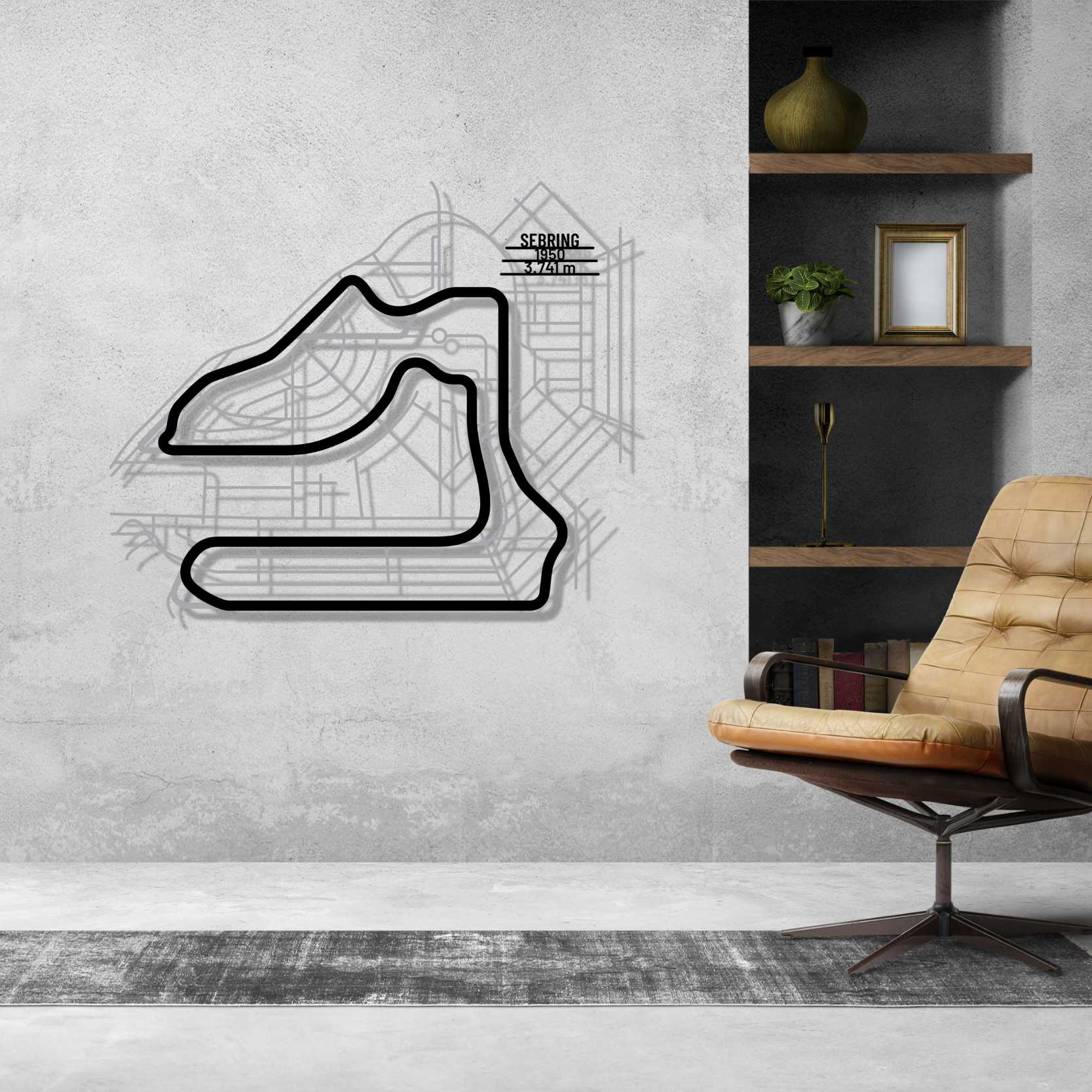 Sebring Metal Wall Art