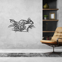 R1 Silhouette Metal Wall Art