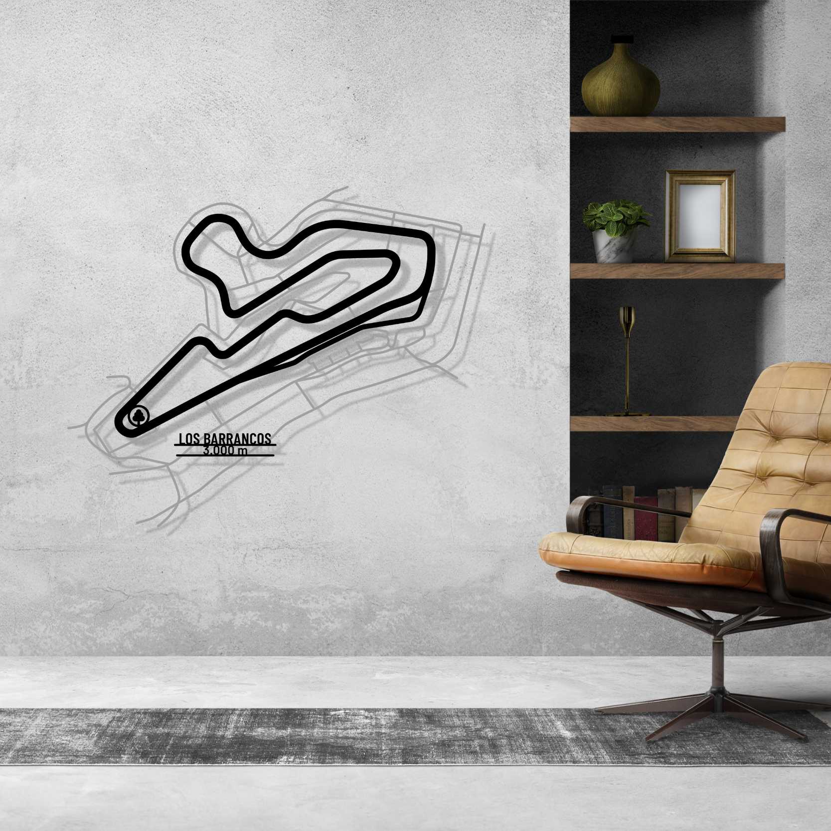 Los Barrancos Metal Wall Art
