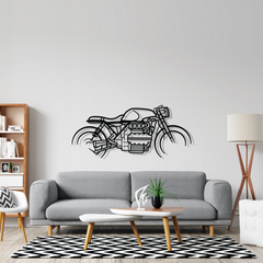 K1100 Cafe Racer Metal Silhouette Wall Art