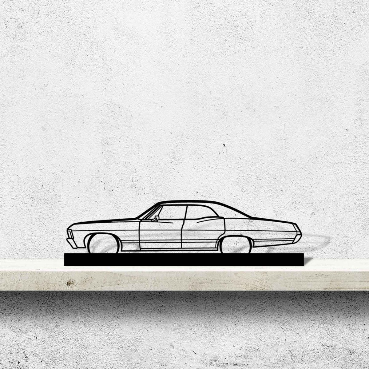 Impala 1967 Silhouette Metal Art Stand
