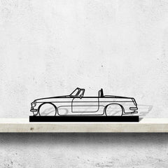 MGB Roadster 1969 Silhouette Metal Art Stand