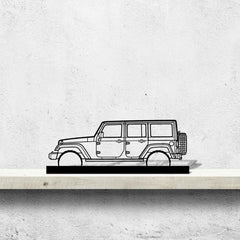 Wrangler 2015 Silhouette Metal Art Stand