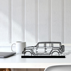 Wrangler 2019 Silhouette Metal Art Stand